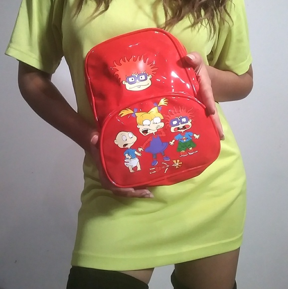 (LAST 1)Pink 90S RUGRATS Mini Backpack - Picture 4 of 6